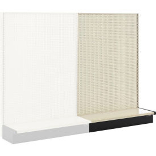 Global Industrial Gondola Shelving Single Sided Wall Add-On 48""W x 19""D x 84""