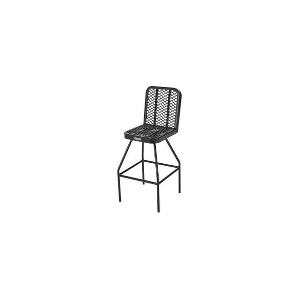Global Industrial Bar Height Outdoor Dining Chair Expanded Metal Black