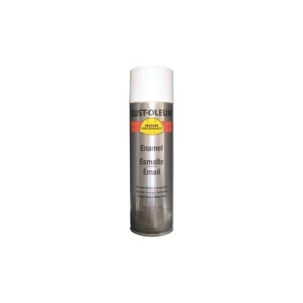 High Performance V2100 System Enamel Spray Paint, 15 oz, Fleet White, Gloss Finish Pack of 6