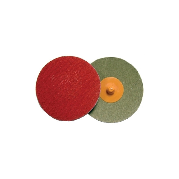 Plastic Button Style Blending Discs, Ceramic, 2 in Dia., 60 Grit