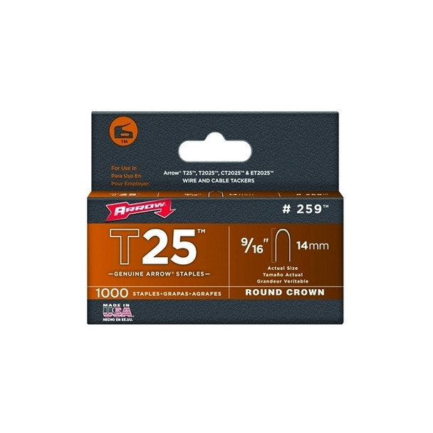 25916 T25 STAPLES 9/16"1000/PK Pack of 5