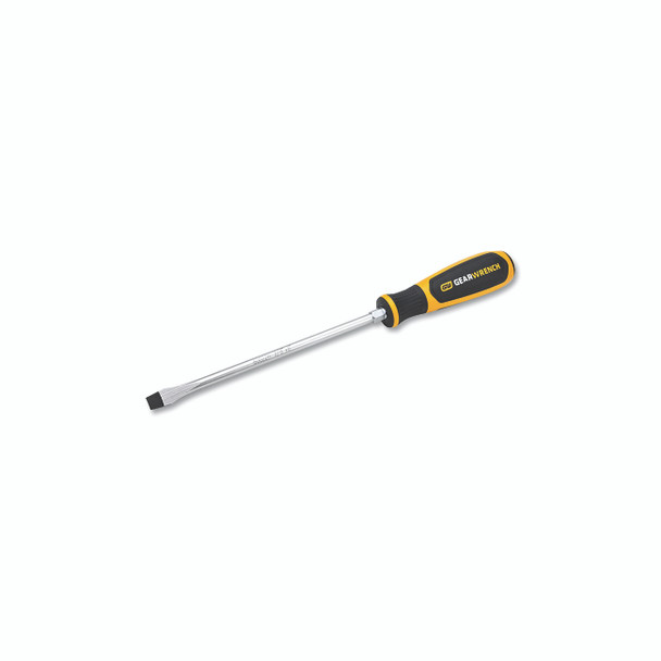 Dual Material Slotted Screwdriver, 3/8 in, 13.14 in OAL