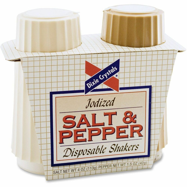 Dixie Crystals Salt & Pepper Shakers Set - Salt, Pepper - 1 Pack