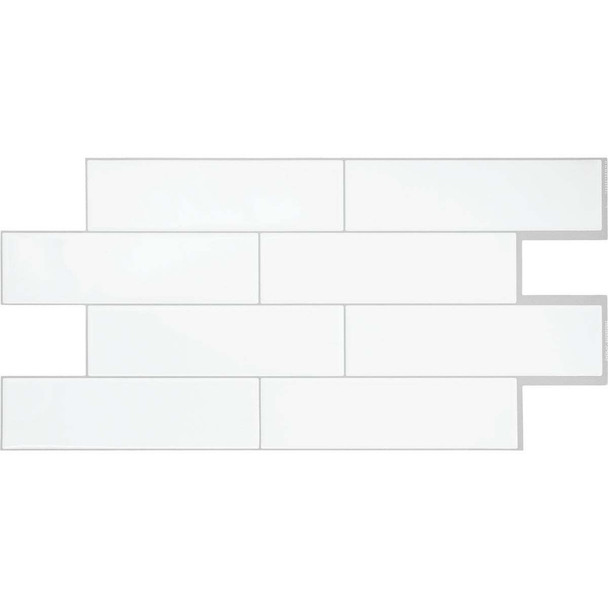 Smart Tiles 2pk Oslo White Xl Tile SM1135G-02-QG