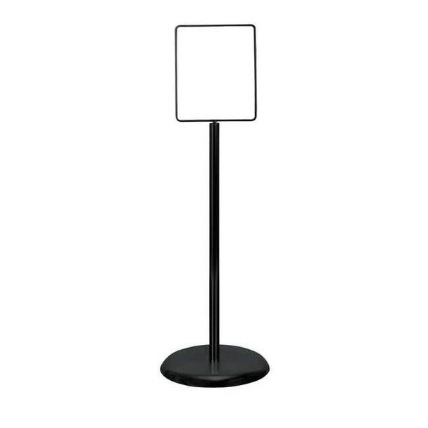 Manufacturer Varies Sign Holder, Pedestal, 8-1/2x11, Metal, Blk UVPSH81