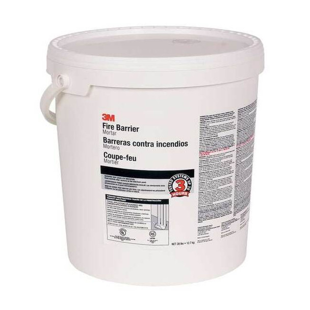 3m Fire Barrier Mortar,5 gal.,Off-White MORTAR-28LB*