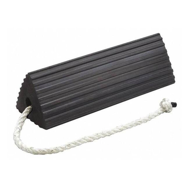 Checkers Wheel Chock,13" D,5" H,6" W,Black RC5512-S-U