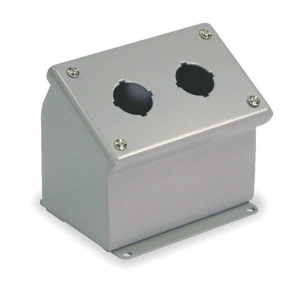 Wiegmann Pushbutton Enclosure,30mm,3.50 in. H,SS WPBA2