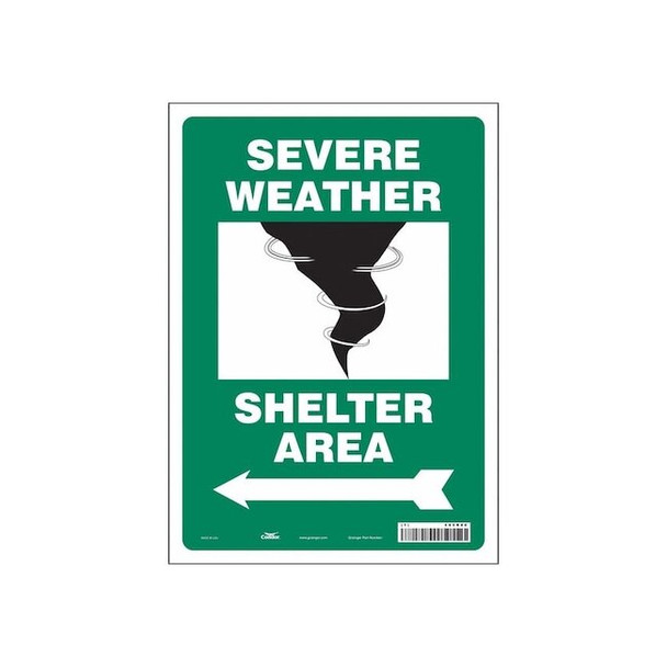 Safety Sign, 14 in Height, 10 in Width, Vinyl, Vertical Rectangle, English