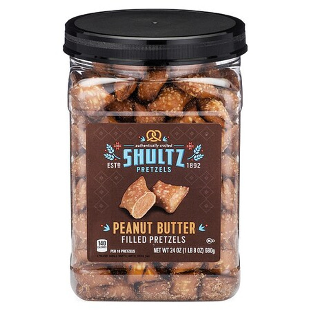 Shultz Peanut Butter Pretzels,12 lb Case,PK8 OFX3598