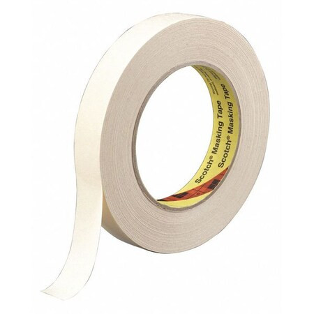 Painter's Tape, 24 mm W x 55 m L, 6.3 mil Thick, Tan, Rubber Adhesive, 36 PK