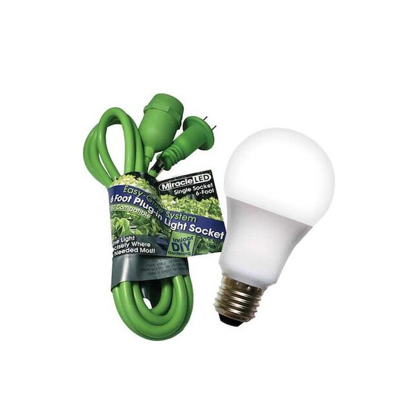 Single Socket Grow Light Cord System & LED Full Spectrum Grow Ligh