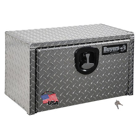 14x12x18 Inch Diamond Tread Aluminum  Underbody Truck Box