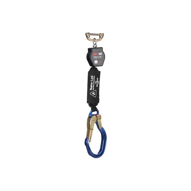 DBI-SALA Self-Retracting Lifeline, 6 ft. Length, Rebar Hook, Aluminum, 1 Leg(s)