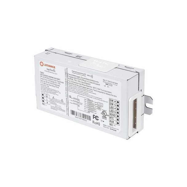 Ledvance LEDDriver,NFC,0-10V,5-1/8in-L,1PK LEDrv40UNVC1400DIM1AUX12NFC