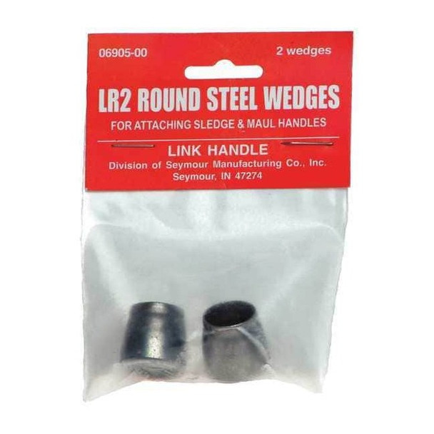 Link Handles Wedge,Round,Steel,9/16" x 9/16",PK2 64140