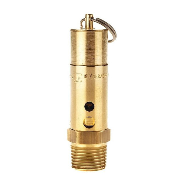 Conrader Safety Valve,1/2" (M) NPT Inlet SRH375-1/2-175 SST
