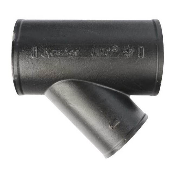 Reducing Wye Wye, 4" x 5" Pipe, Female Socket, Cast Iron, 0 psi