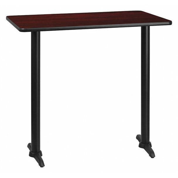 Rectangle Laminate Table, Laminate Top, Wood Grain