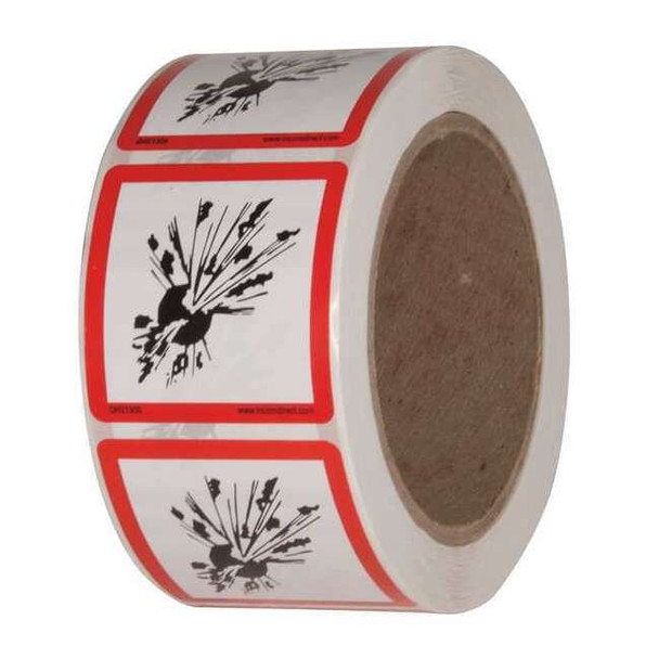 Ghs Safety Safety Label, 2 in. W x 2 in. H, PK500, GHS1305 GHS1305