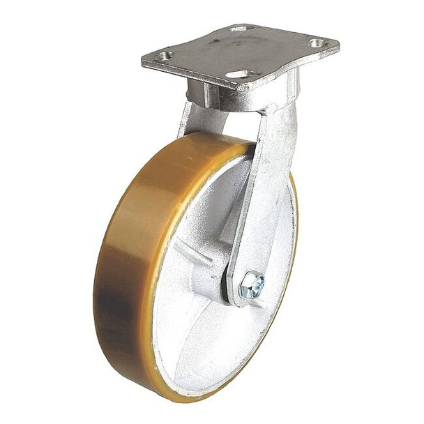 Manufacturer Varies Plate Caster,1250 lb. Ld Rating,Ball P25S-UY080KP-14-001