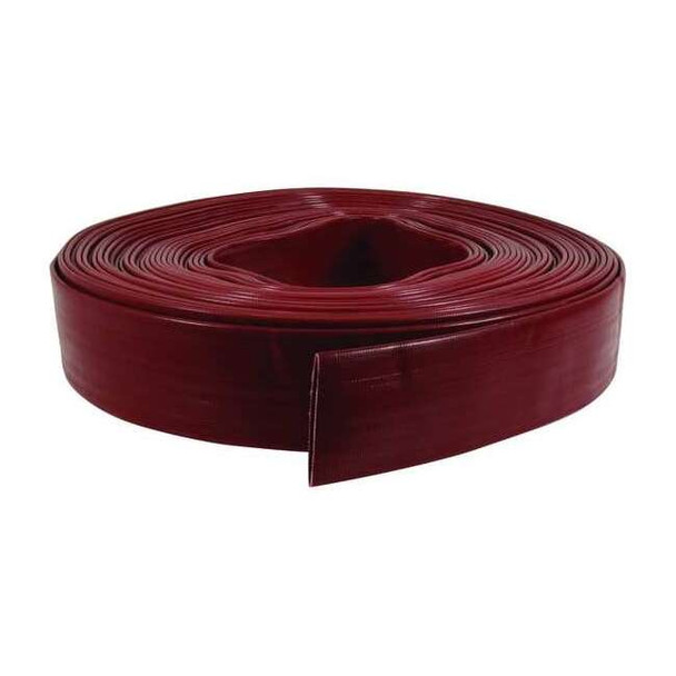 1-1/2" ID x 300 ft PVC Water Discharge Hose 150 PSI RD