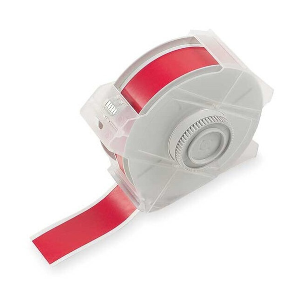 Brady Label Tape Cartridge, Red, Labels/Roll: Continuous 113121