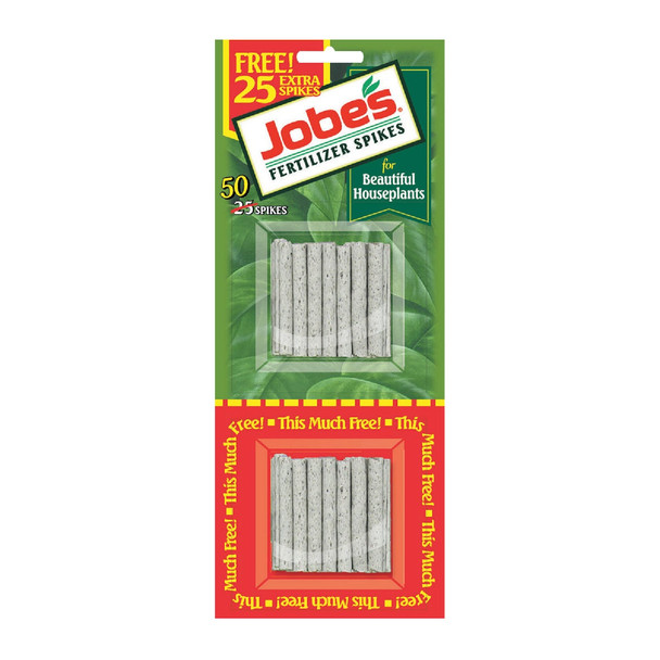 Jobe's 13-4-5 Houseplant Food Spikes (50-Pack) 05031T