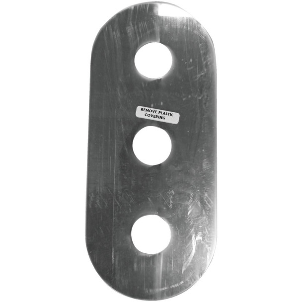 PPP Mirrored Acrylic Triple Faucet Cover-Up Plate CU-300