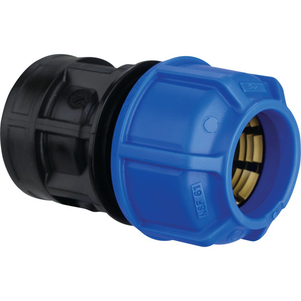 IPEX 3/4 In. x 1/2 In. Polyethylene CTS Compression Female Adapter 258408 IPEX 3/4 In. x 1/2 In. Polyethylene CTS Compression Female Adapter 258408