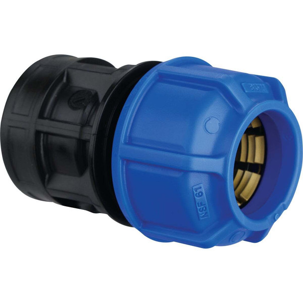 IPEX 3/4 In. x 1/2 In. Polyethylene CTS Compression Female Adapter 258408