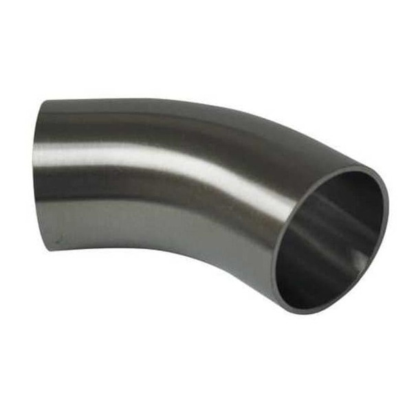 1-1/2" Butt Weld T316L SS Long Tangent 45 Degree Elbow