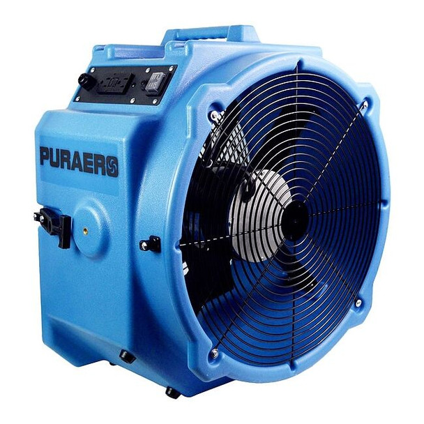 Puraero Portable Blower,4000 cfm,2 Speeds,115 V PA-250-AF