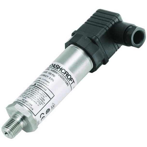 Ashcroft Pressure Transmitter,0 to 100 psi Range A4SBM0242D0100#