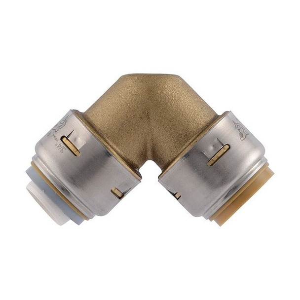 Sharkbite Elbow,Brass,Push-Fit3/4",Push-Fit7/8" UR4256