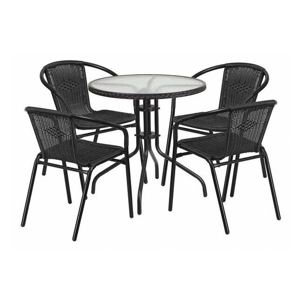 Flash Furniture TLH-087RD-037BK4-GG