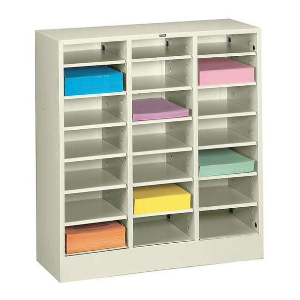 Tennsco Literature Sorter 21 Compartments, 30-5/8"W x 11-1/2"D 4075PY