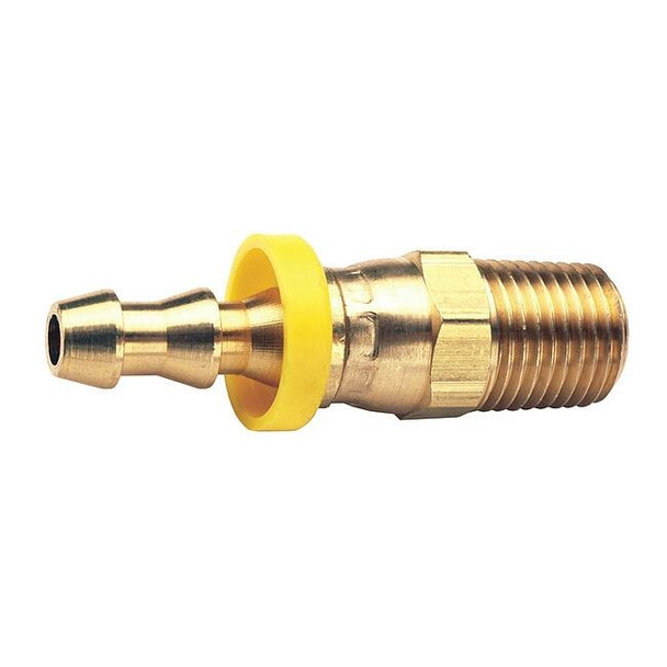 Dixon Push on Hose Fitting,1/2"x3/8",BarbxNPTF 2710806C