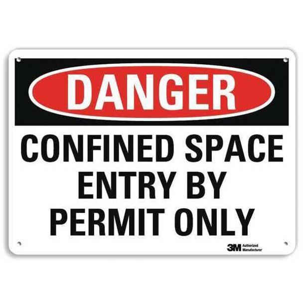 Lyle Danger Sign,7 inx10 in,Plastic U3-1205-NP_10X7