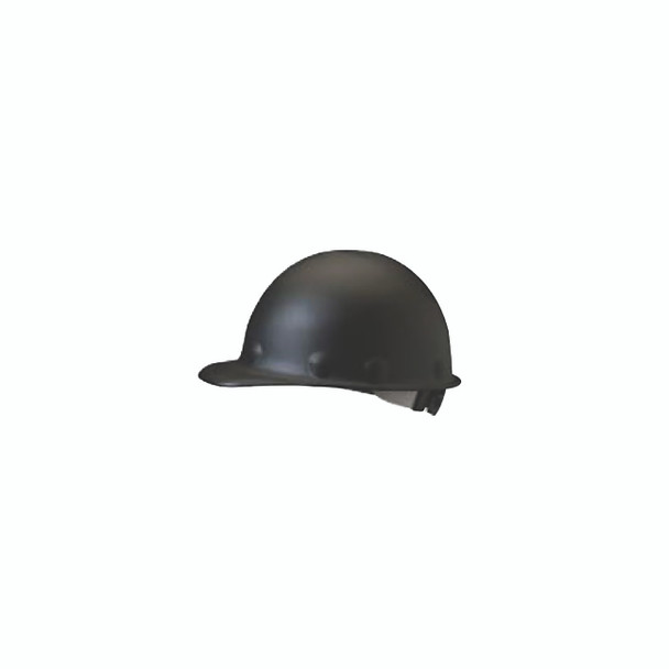 Roughneck P2 Cap Style Hard Hat, 8 Point, Cap, Black