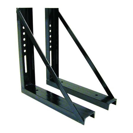 Buyers Products 24x24 Inch Welded Black Formed Steel Mounting Brackets 1701016