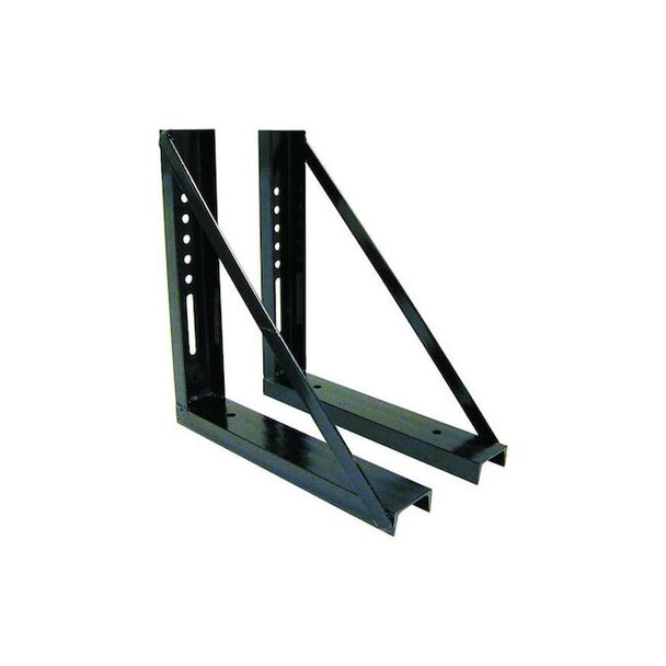 Buyers Products 24x24 Inch Welded Black Formed Steel Mounting Brackets 1701016