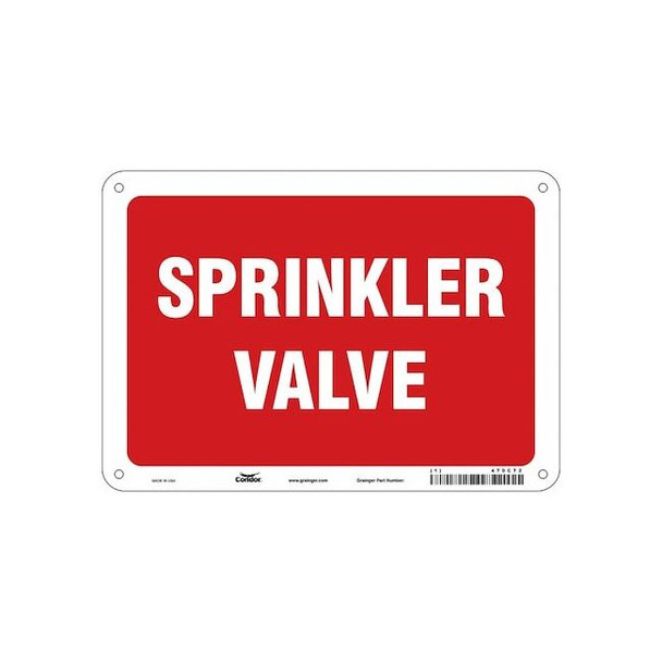 Sprinkler Valve, 10 in W x 7 in H, Vertical Rectangle, Polyethylene, 470C72