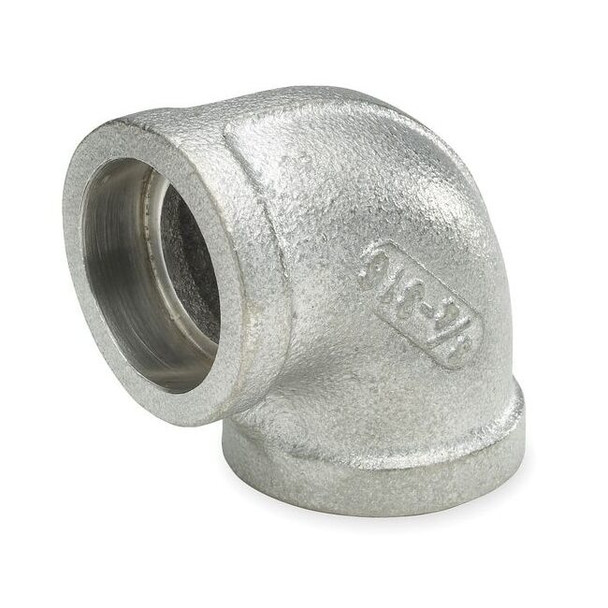 3/4 in 316 Stainless Steel Socket Weld 90Â° Elbow, Class 150