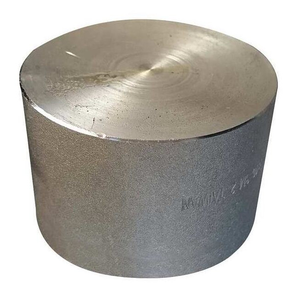 Manufacturer Varies Cap Cap, 1-1/2" Pipe, FNPT, Black Forged Steel 1MNE6