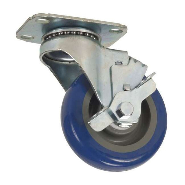 Manufacturer Varies Swivl NSF-Listed Plate Caster,Poly,3-1/2 in.,250 lb 5UX86