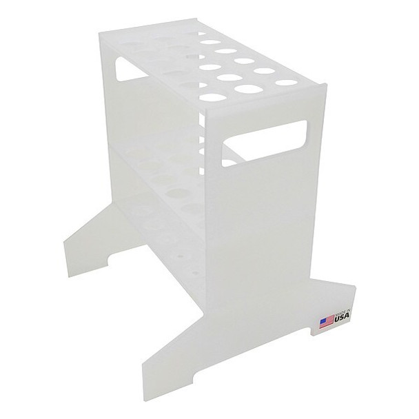 Dynalon Hydrometer Rack,6x3 Format,White,10"H 103215-0000 Dynalon Hydrometer Rack,6x3 Format,White,10"H 103215-0000