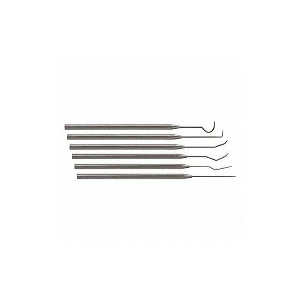 Moody Tool Precision Hook/Pick Set,SS,6"L 55-0289