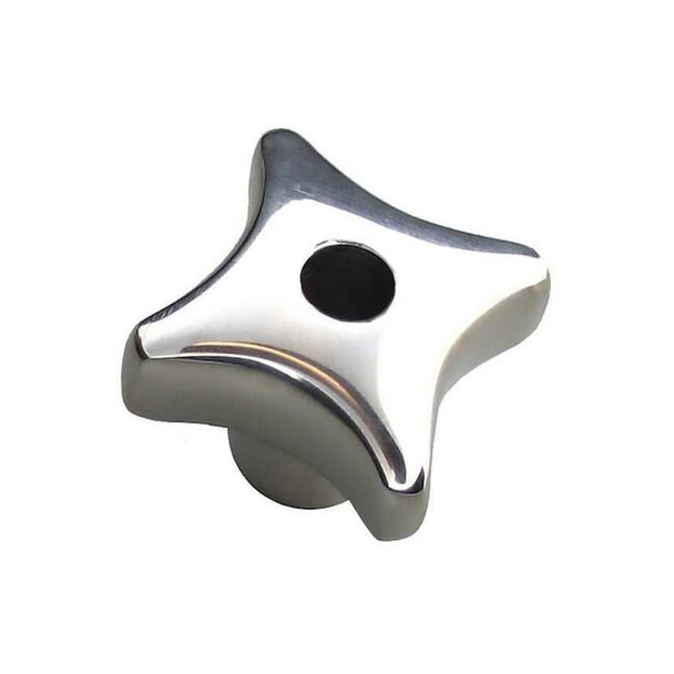 Manufacturer Varies Star Knob,1.96" Diameter,Screw L 0.66" 65023M10