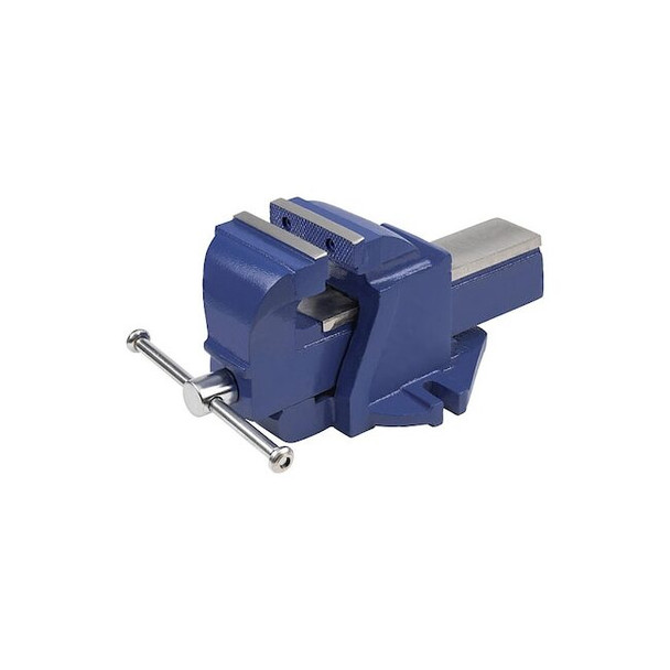 Palmgren Bench Vise,5"x5",Knurled 9629695